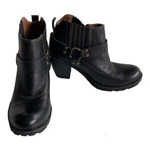 Bolo Western Leather Harness Ankle Boots Sz 7.5​​​​​​​​​​​